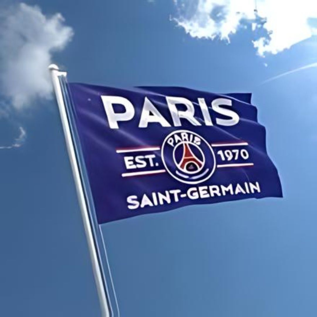 Psg Fan Flag 3x5