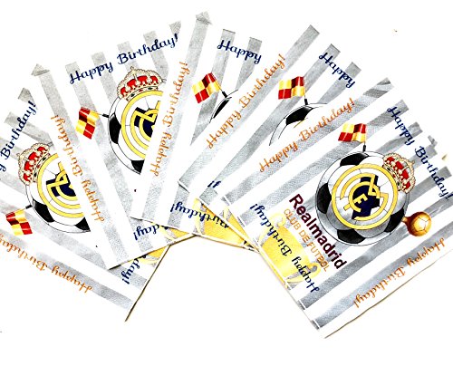 Real Madrid Soccer Birthday Party Decoration Set