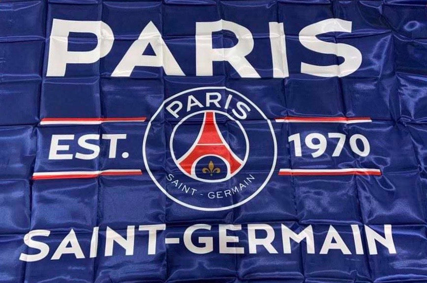Psg Fan Flag 3x5