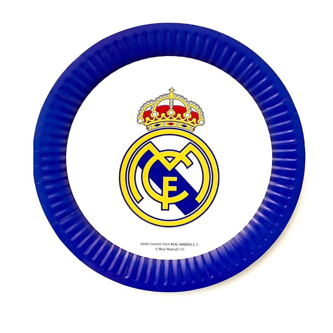 Real Madrid Soccer Birthday Party Decoration Set