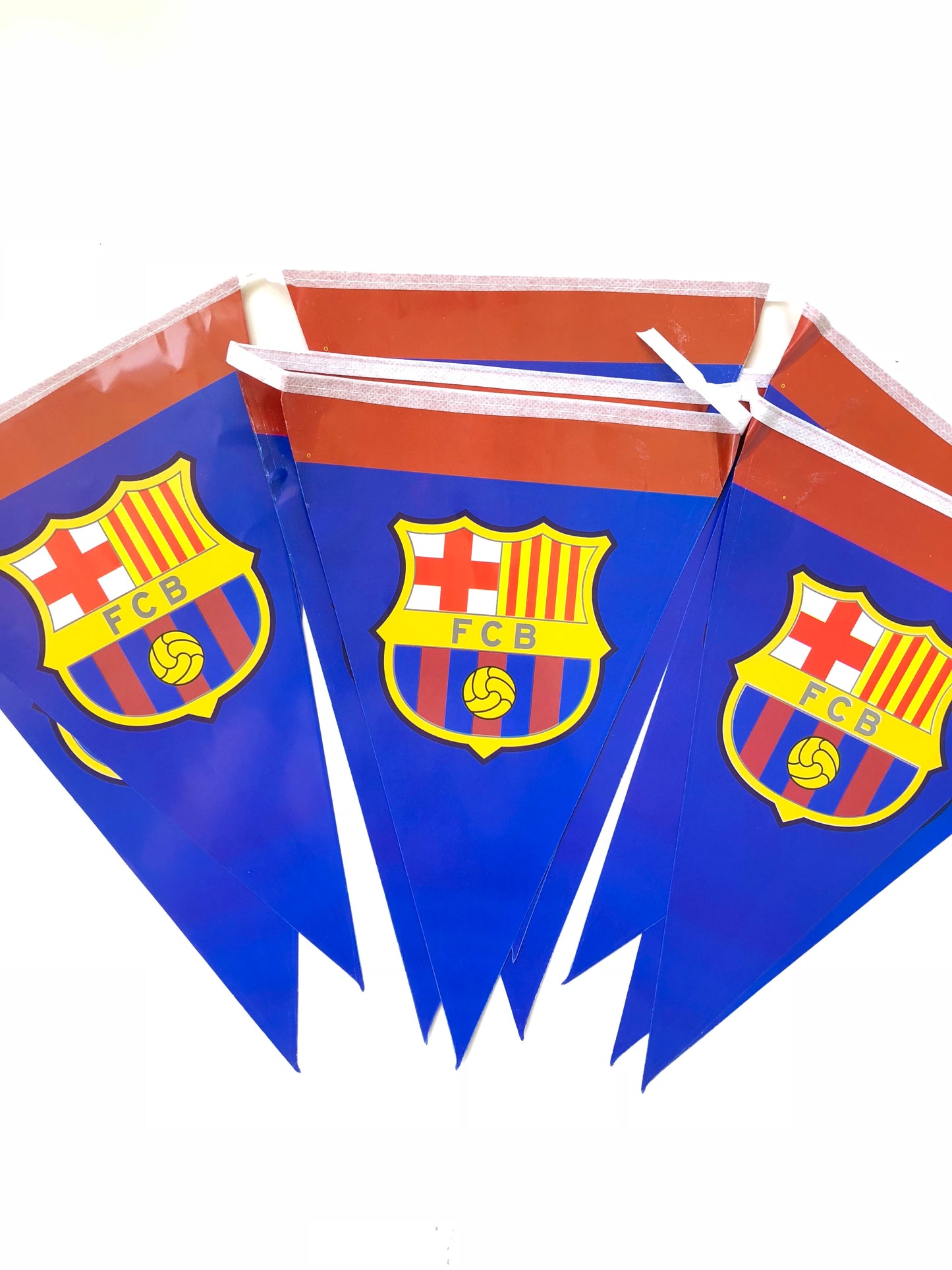 FC Barcelona Birthday Party Decoration Flags