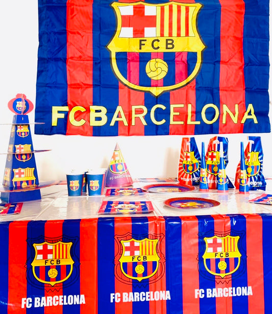 FC Barcelona Birthday Decoration Table Cloth Pack of 2