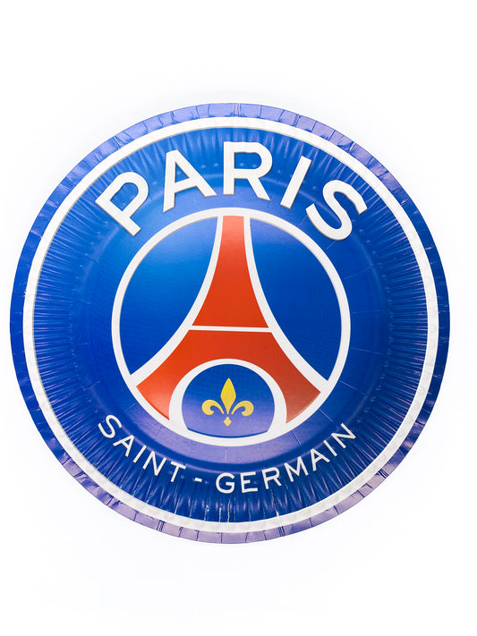 PSG Birthday Party Decoration Paper Plates
